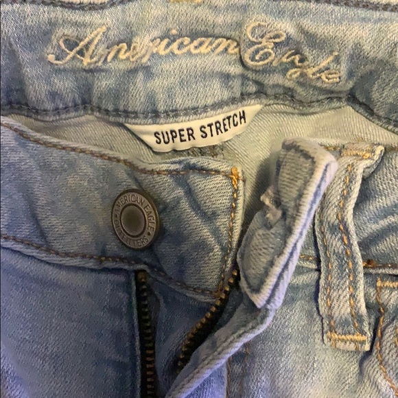 Light Blue American Eagle Skinny Jeans size 4 - Picture 4 of 4